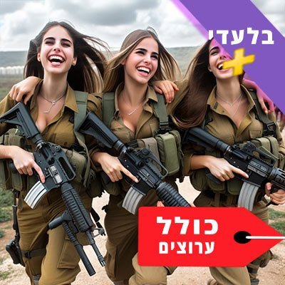 Happy female soldiers